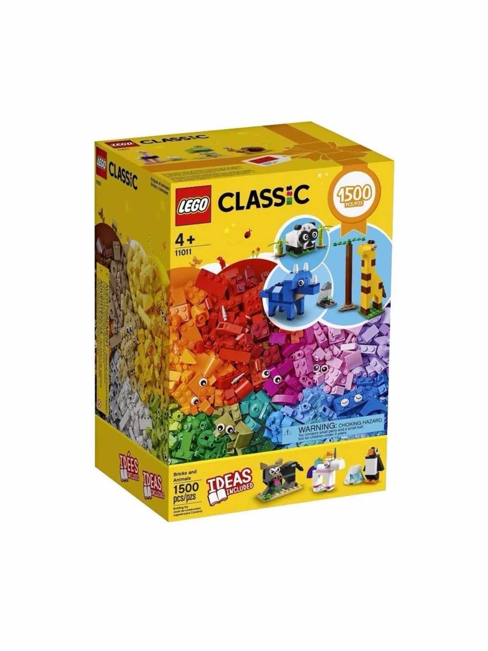 LEGO Classic 1500-Piece Bricks & Animals - Multicolor